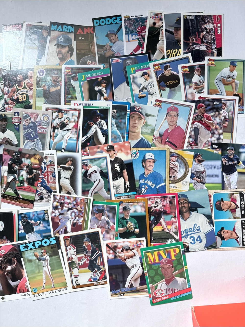Assorted Vintage Sports Trading Cards - Multi-Color Collection - Picture 3 of 7